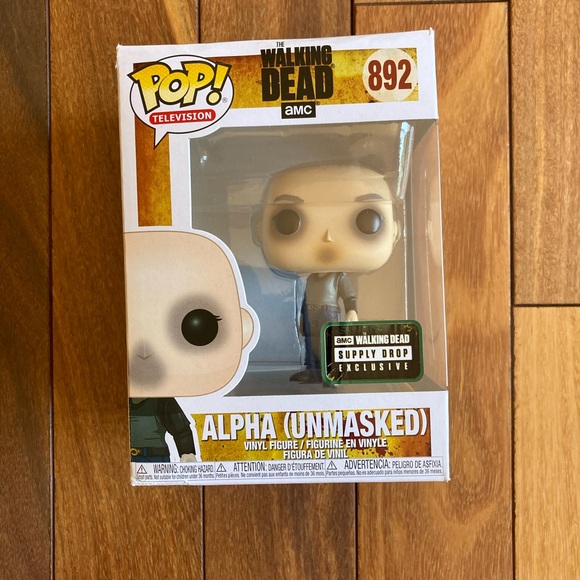 Alpha Unmasked Funko TWD Supply Drop Exclusive